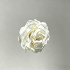 Flowerva White Rose Chroma Cluster Premium Decor