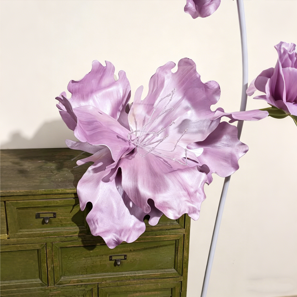 Flowerva Dream Purple Iris Meadow Art Installation