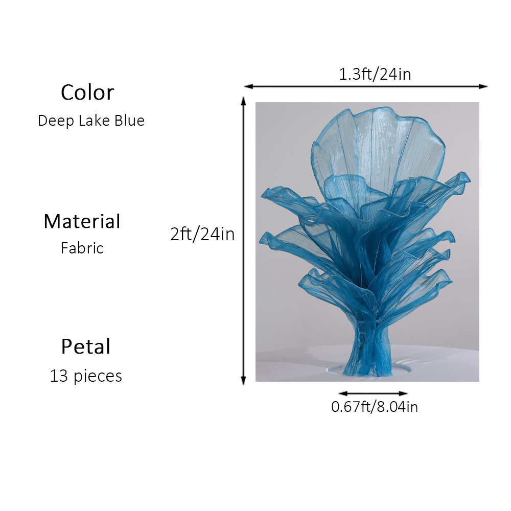 Flowerva Airy Blue Veil Eternal Table Flower