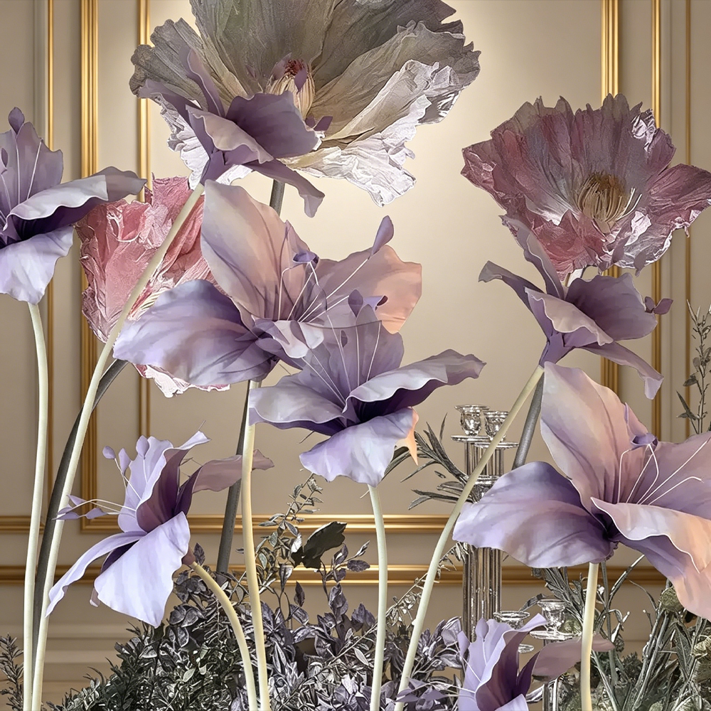 Flowerva Lilac Lily Artisan Premium Decor