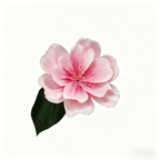 Flowerva Peach Blossom Aetheria Bloom Premium Decor