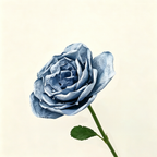 Flowerva Rose Cerulean Drift Premium Decor