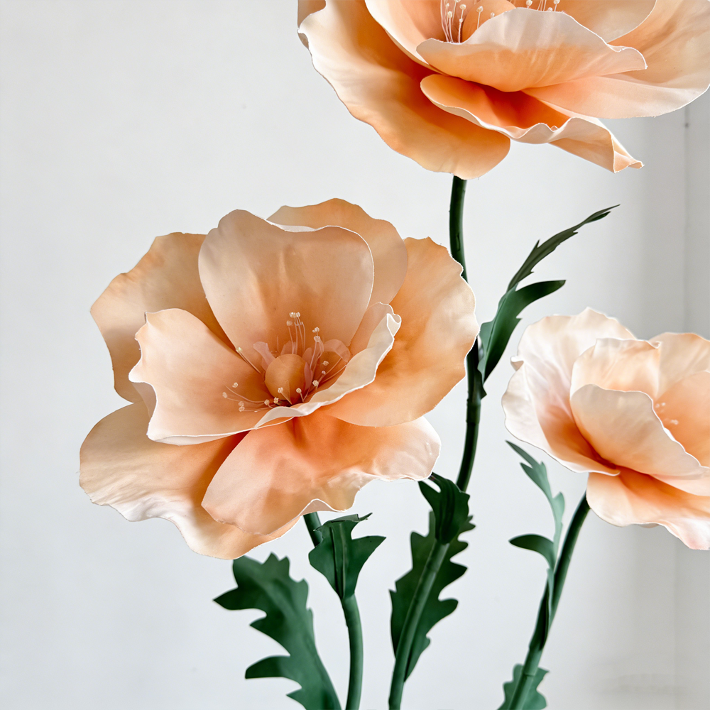 Flowerva Luminous Sheer Poppy Premium Flower