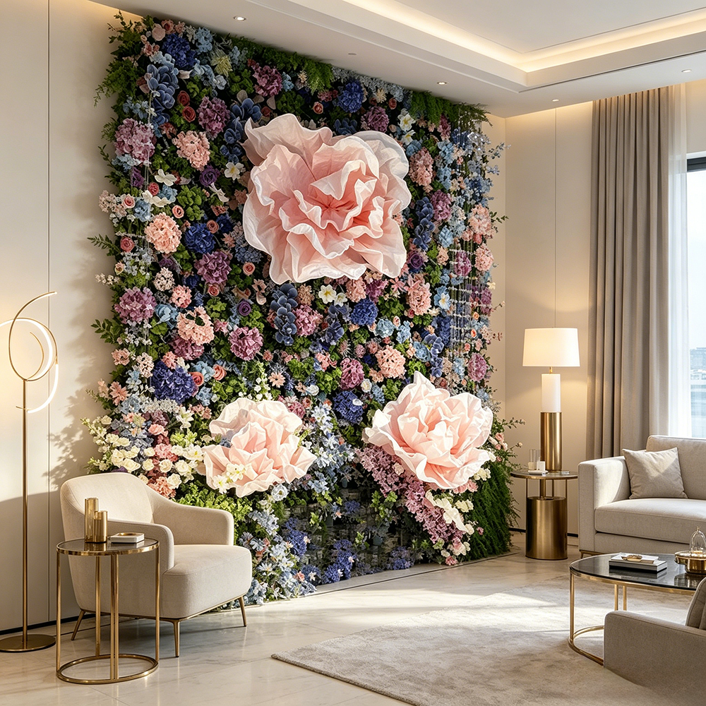 Flowerva Crinkle Layered Formwork Premium Decor