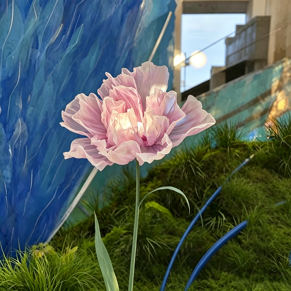 Flowerva Luminous Veil Blooms Premium Decor