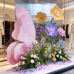 Flowerva Whimsical Wingscape Display Premium Decor