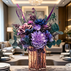 Flowerva Purple Jewel Vase Premium Decor
