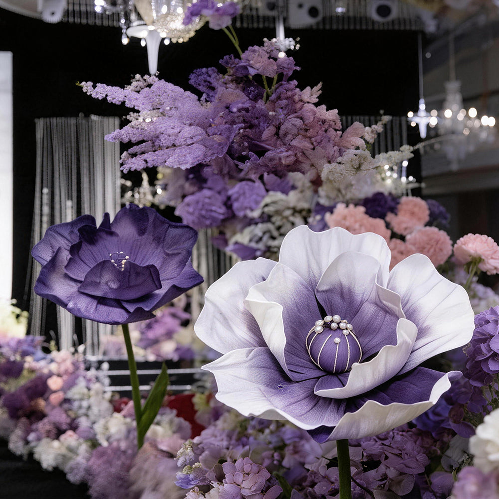 Flowerva Enduring Purple Gradient Premium Flower