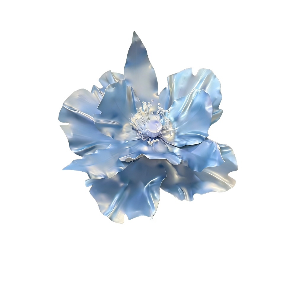 Flowerva Satin Sheen Poppy Premium Flower