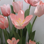 Flowerva Soft Tulip Silhouette Premium Decor