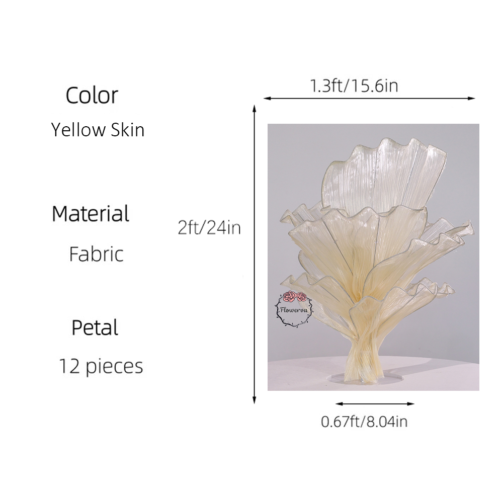 Flowerva Airy Yellow Skin Veil Eternal Table Flower