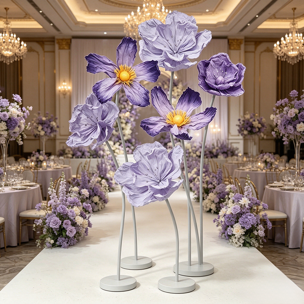 Flowerva Sculptural Petal Grove Premium Decor