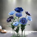 Flowerva Indigo Petal Sculpture Premium Decor