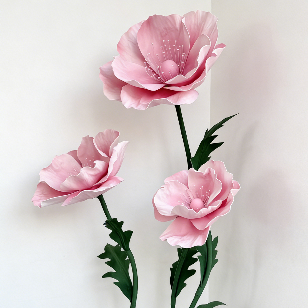 Flowerva Luminous Sheer Poppy Premium Flower