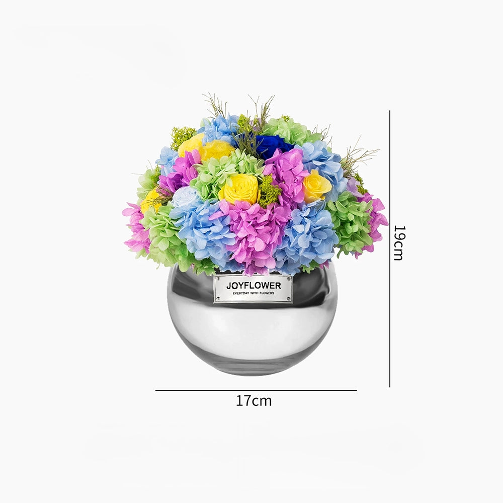 Flowerva Multitone Bloom Sphere Vase Premium Decor