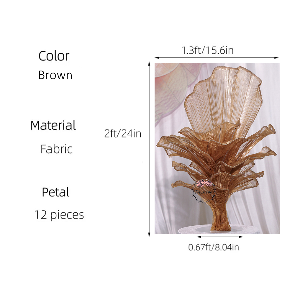 Flowerva Airy Brown Veil Eternal Table Flower