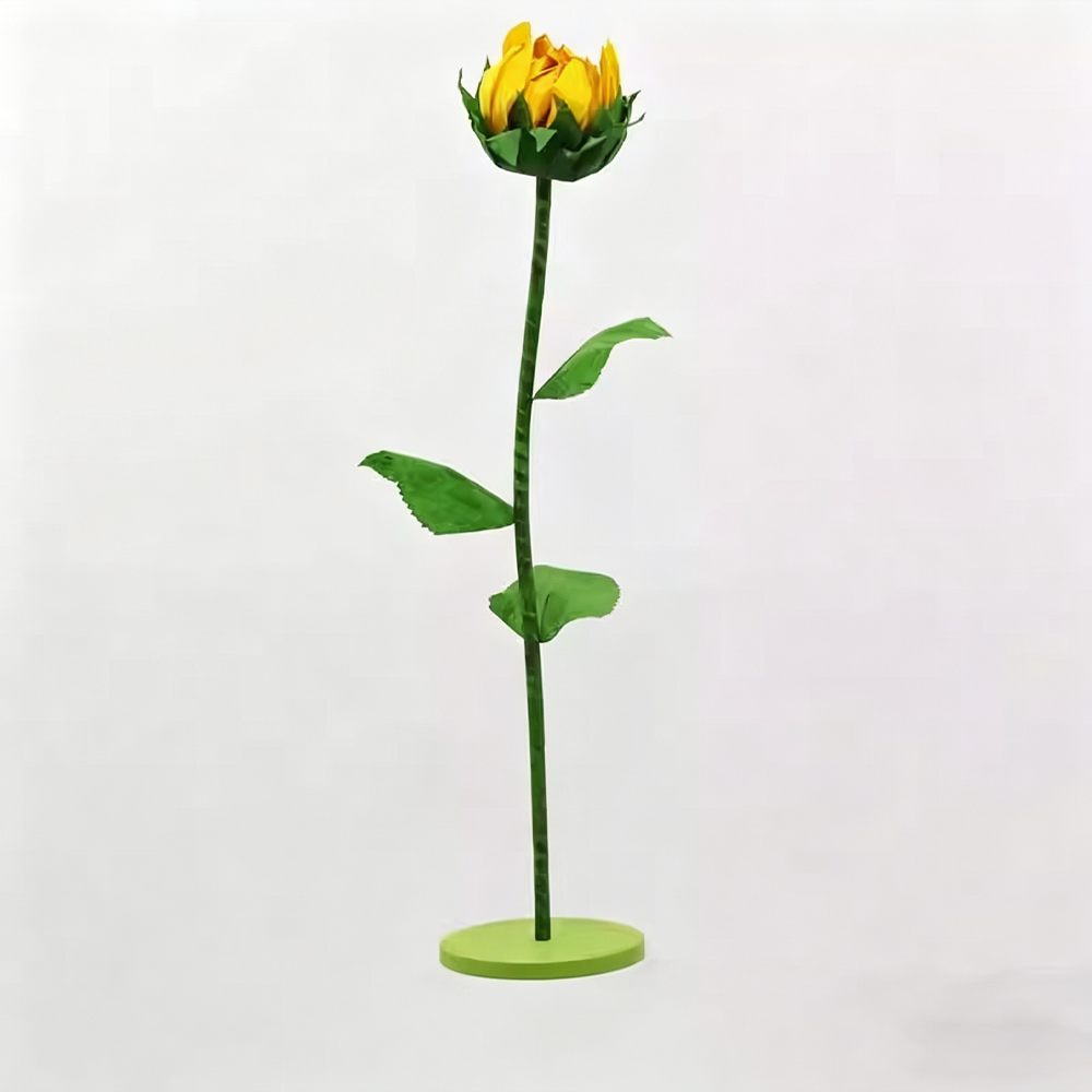 Flowerva Solar Purity Sculptural Premium Decor