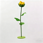 Flowerva Solar Purity Sculptural Premium Decor
