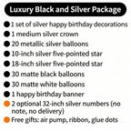 Flowerva Birthday party scene decoration balloon set