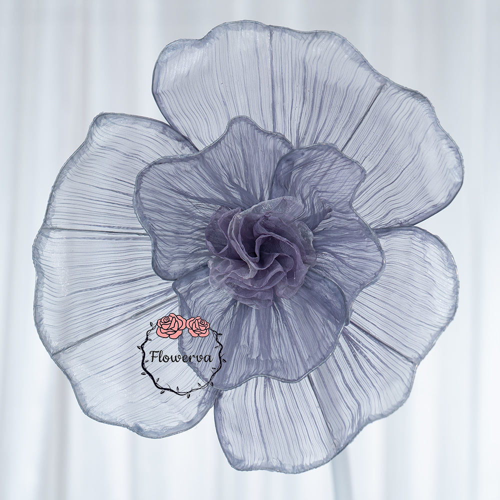 Flowerva Giant Fabric Flower Centerpiece Wedding & Event