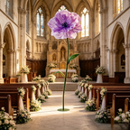 Flowerva Standing Petal Sculpture Collection Premium Decor