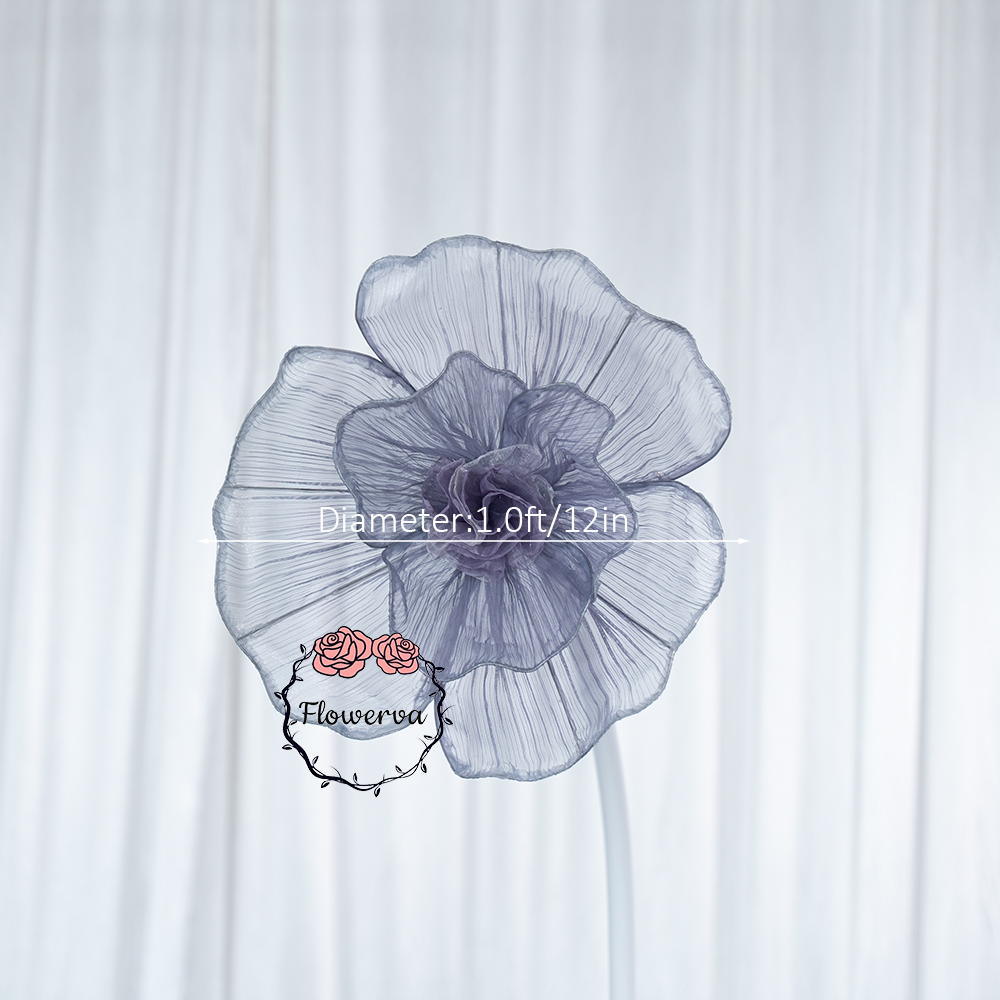 Flowerva Giant Fabric Flower Centerpiece Wedding & Event