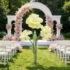 Flowerva Sheer Standing Petal Sculpture Premium Decor