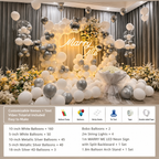 Flowerva Indoor Marriage Proposal Scene Decoration Balloon Set