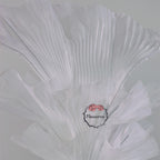 Flowerva White Aura Pleat Table Flower