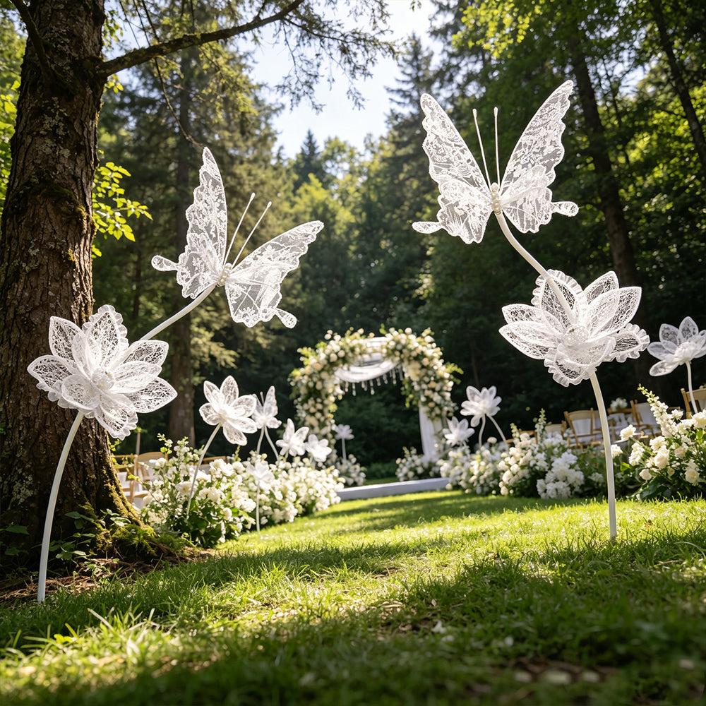 Flowerva Velvet Wing Lace Art Accent