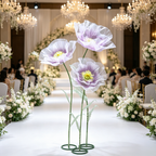 Flowerva Sheer Petal Sculpture Premium Decor