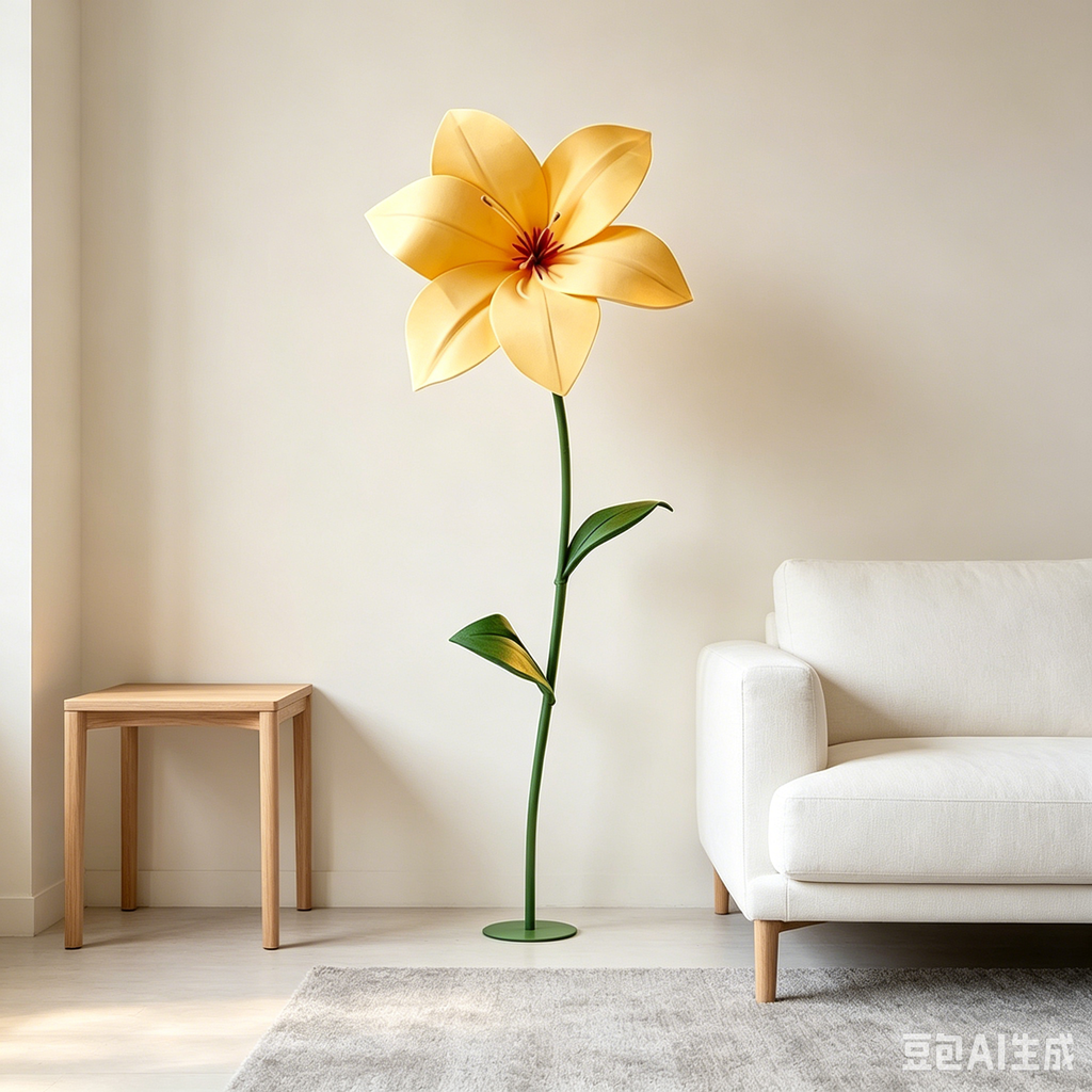 Flowerva Standing Petal Sculpture Collection Premium Decor