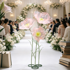 Flowerva Sheer Petal Sculpture Premium Decor