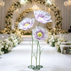 Flowerva Sheer Petal Sculpture Premium Decor