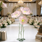 Flowerva Sheer Petal Sculpture Premium Decor