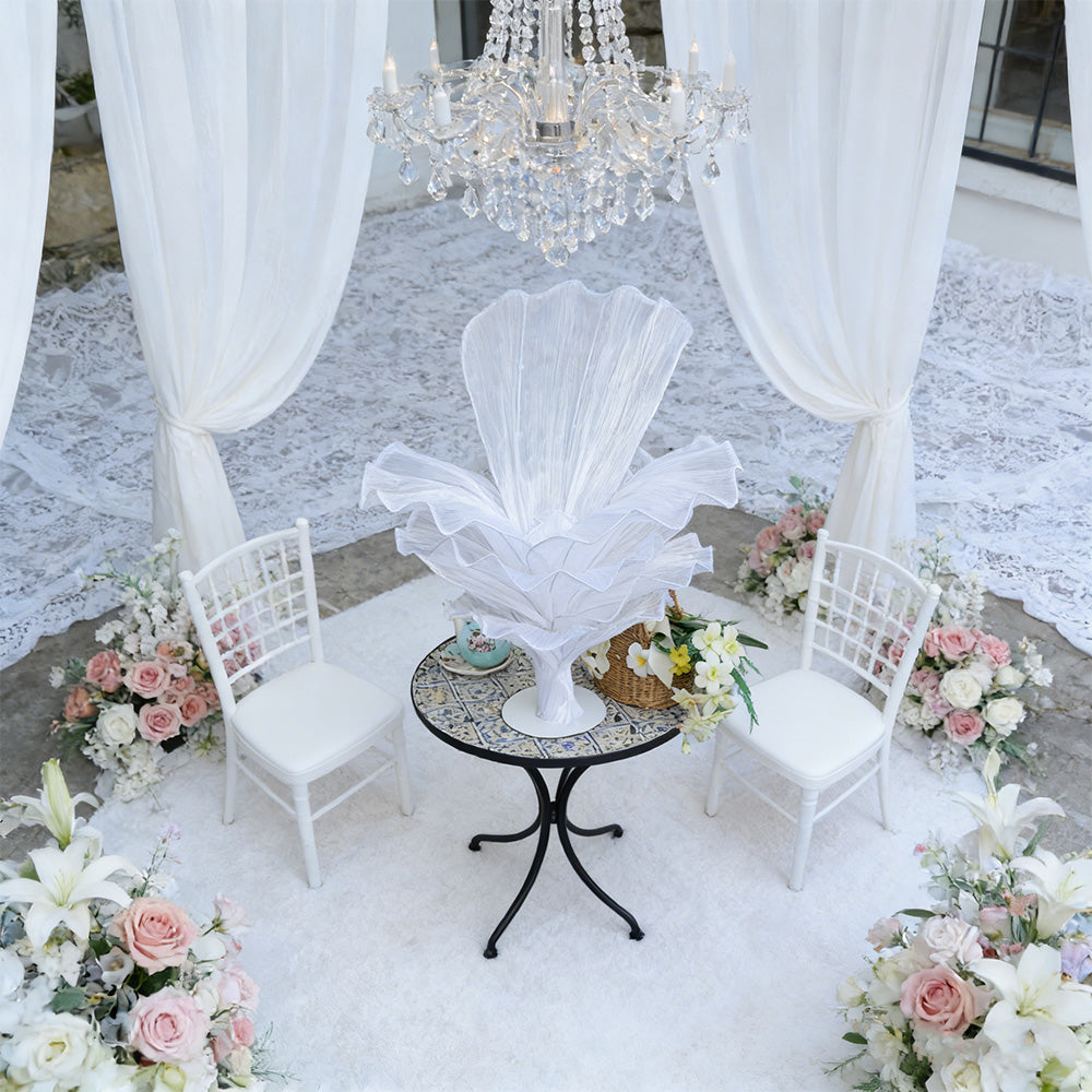 Flowerva Airy White Veil Eternal Table Flower