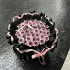 Flowerva Noir Wrap Statement Bouquet Premium Decor