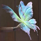 Flowerva Prismatic Butterfly Art Accent