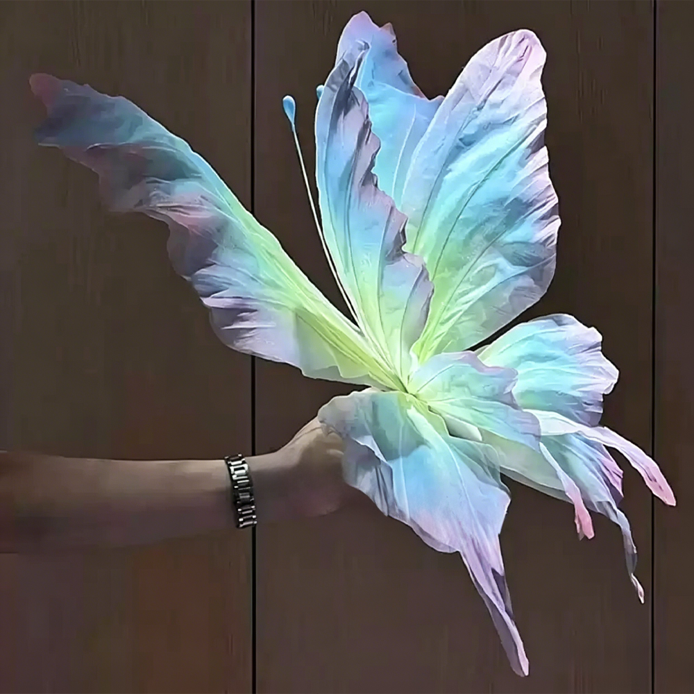Flowerva Prismatic Butterfly Art Accent