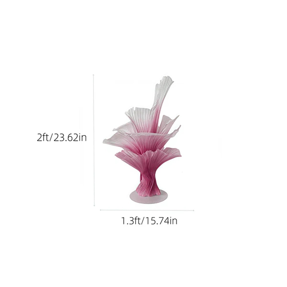 Flowerva Cardamom Purple Aura Pleat Table Flower