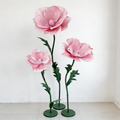 Flowerva Luminous Poppy Pink Premium Flower
