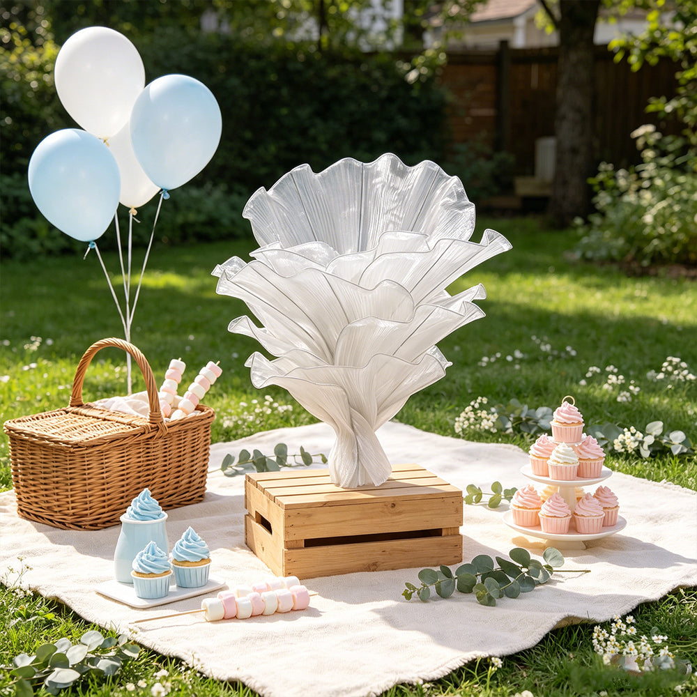 Flowerva Airy Grey Veil Eternal Table Flower