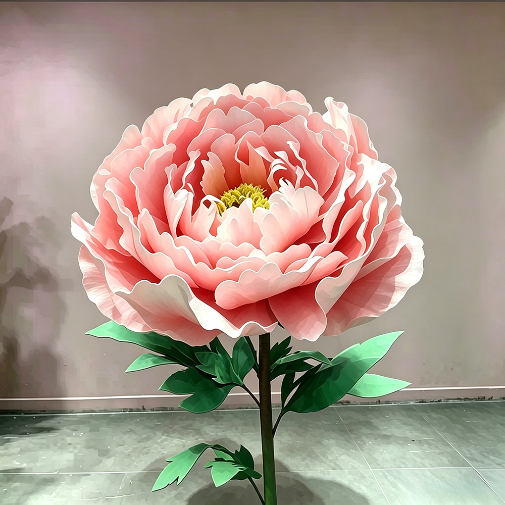 Flowerva Peony Opulence Chroma Sculptural Premium Decor