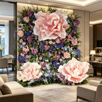 Flowerva Crinkle Layered Formwork Premium Decor
