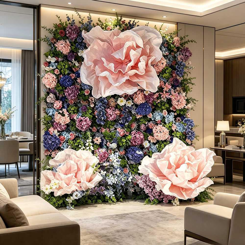 Flowerva Crinkle Layered Formwork Premium Decor