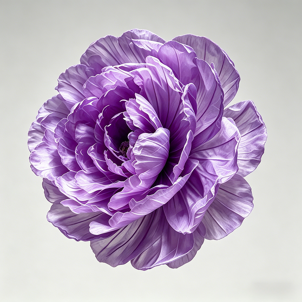 Flowerva Peony Veil Luminara Premium Decor