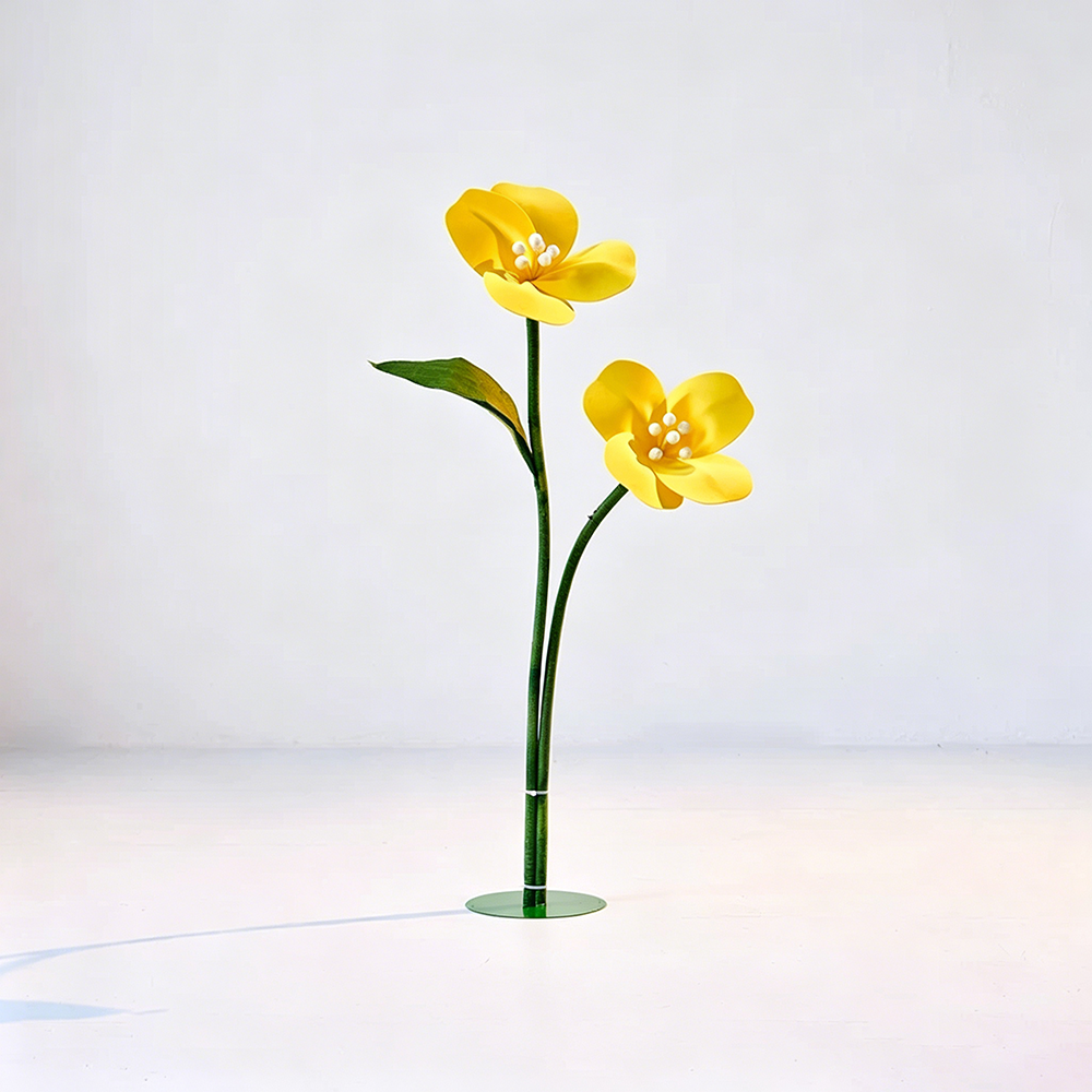 Flowerva Standing Petal Sculpture Collection Premium Decor