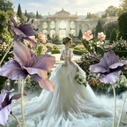 Flowerva Lilac Lily Artisan Premium Decor