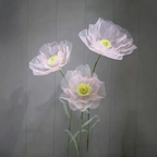 Flowerva Sheer Petal Sculpture Premium Decor
