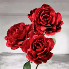 Flowerva Dramatic Red Petal Premium Flower